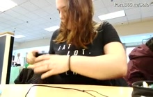 Hot Webcam Show In Library