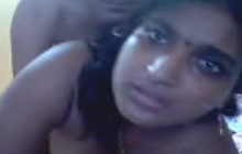 Indian lovers doing it on webcam