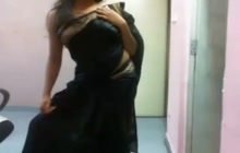 Dancing in saree